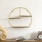 Vintiquewise Modern Decorative Wall Shelf - Stylish Multi-Functional Metal Display for Entryways, Bathrooms, Bedrooms, Living Rooms, and Offices